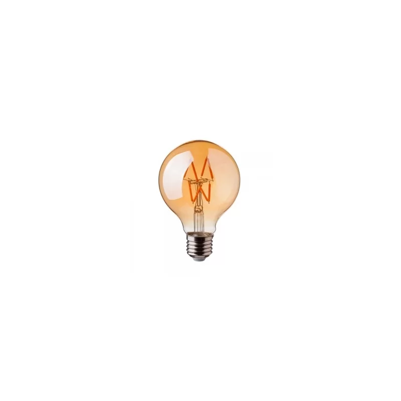 V-TAC VT-2004 LAMPADINA LED E27 4W GLOBO G80 FILAMENTO AMBRATA - SKU 7148 