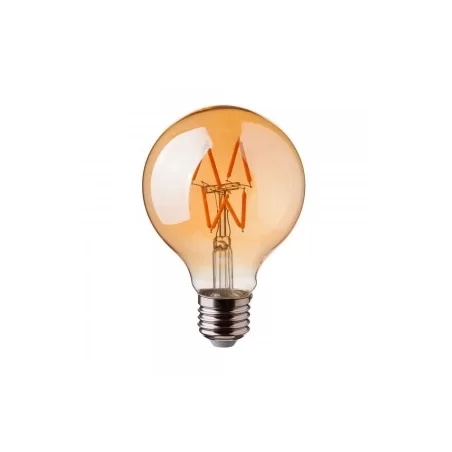 V-TAC VT-2004 LAMPADINA LED E27 4W GLOBO G80 FILAMENTO AMBRATA - SKU 7148