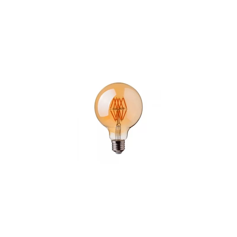 V-TAC VT-2019 LAMPADINA LED E27 8W GLOBO G95 FILAMENTO AMBRATA - SKU 7145 