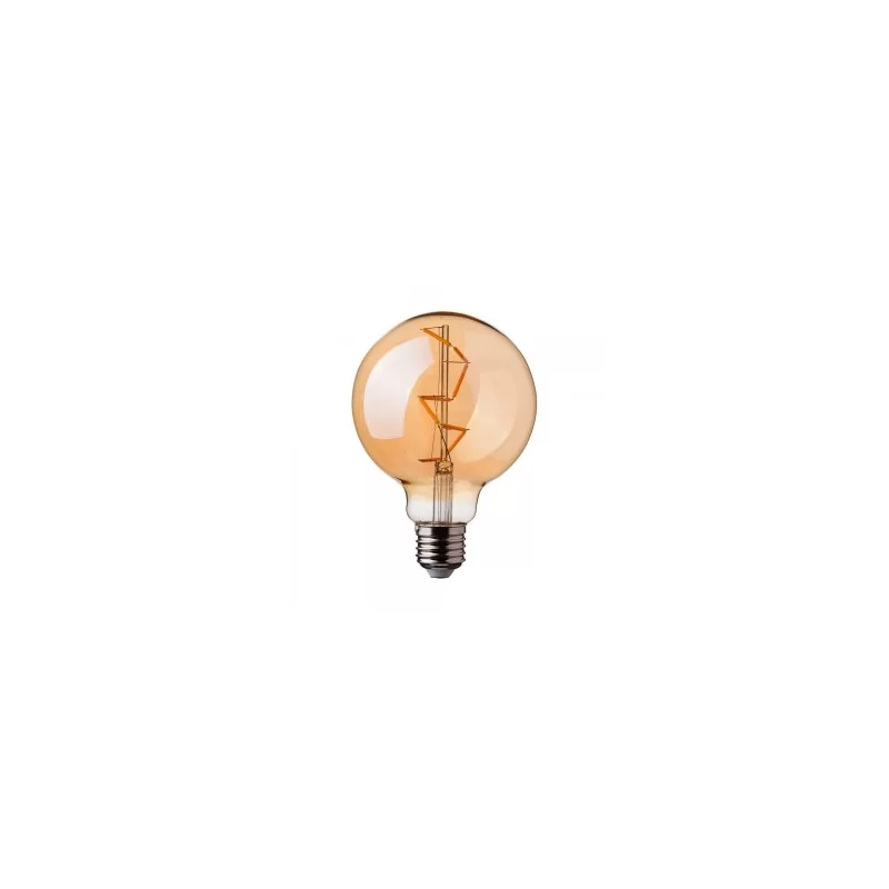 V-TAC VT-2024 LAMPADINA LED E27 4W GLOBO G95 FILAMENTO AMBRATA - SKU 7146 