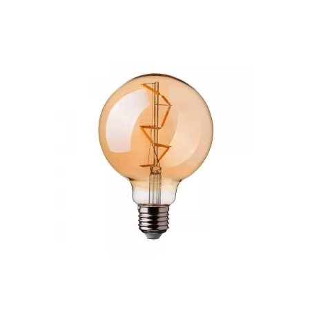 V-TAC VT-2024 LAMPADINA LED E27 4W GLOBO G95 FILAMENTO AMBRATA - SKU 7146