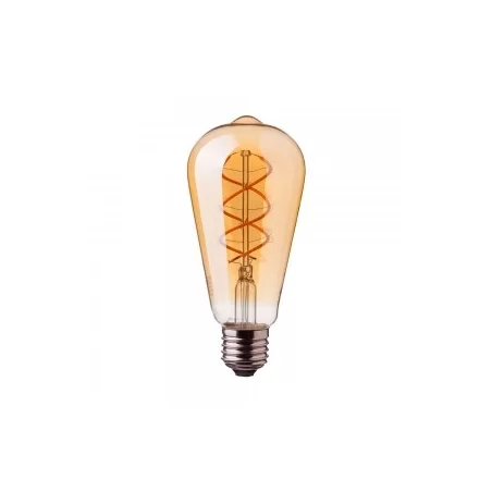 V-TAC VT-2065 LAMPADINA LED E27 5W BULB ST64 FILAMENTO AMBRATA - SKU 7218