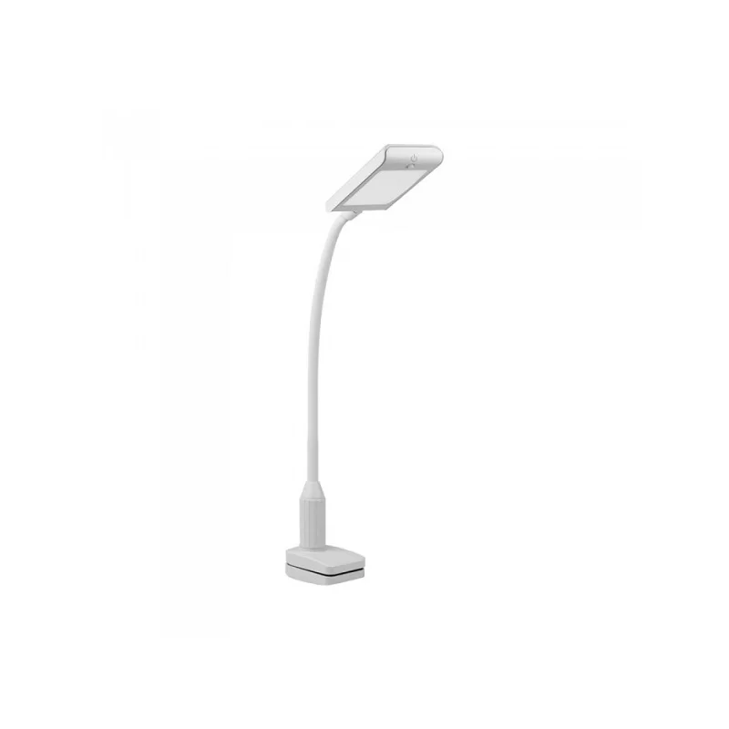 V-TAC VT-7407 LAMPADA LED DA TAVOLO 7W ORIENTABILE CON MORSA DI FISSAGGIO COLORE BIANCO - SKU 8672 