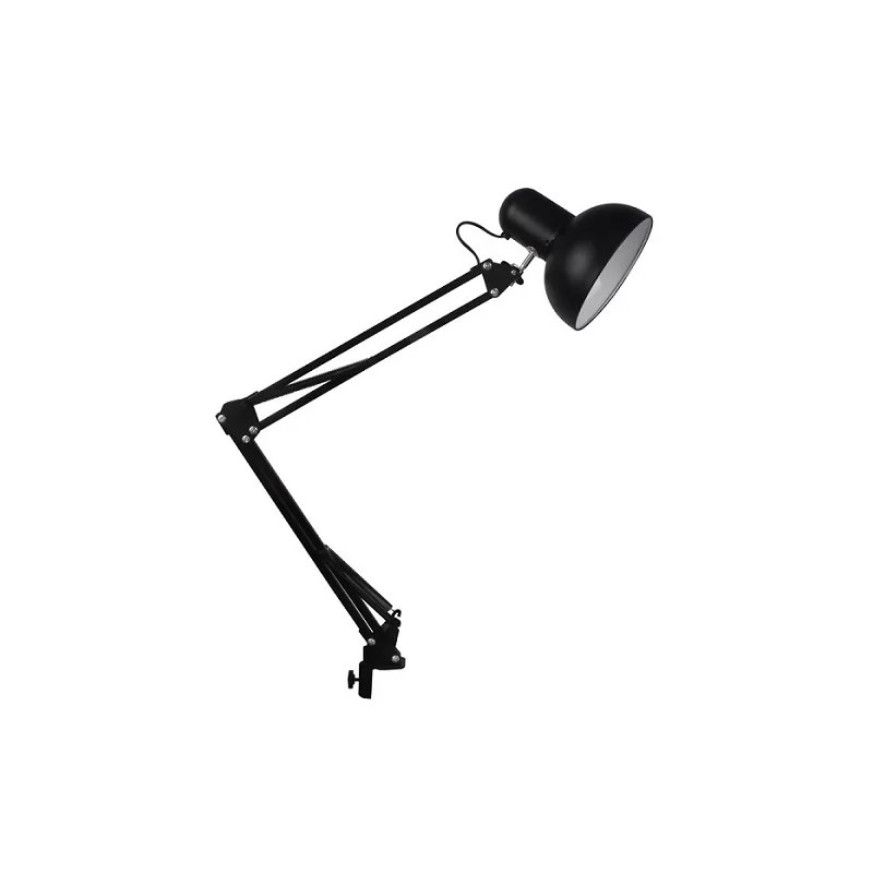 V-TAC VT-7513 LAMPADA DA TAVOLO ORIENTABILE CON PORTALAMPADA PER LAMPADINE E27 COLORE NERO - SKU 40361 