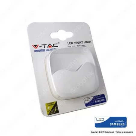 V-TAC VT-83 PUNTO LUCE LED CON SENSORE CREPUSCOLARE CON CHIP SAMSUNG - SKU 830 / 831