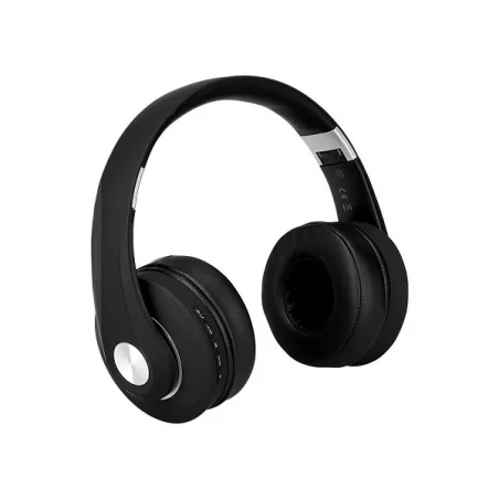 V-TAC VT-6322 CUFFIE WIRELESS A PADIGLIONE BLUETOOTH CON MICROFONO E JACK 3,5MM COLORE NERO - SKU 7730