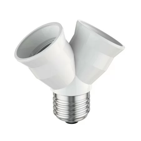 LIFE SDOPPIATORE PER LAMPADINE E27 - MOD. 39.PA2702