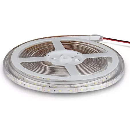 V-TAC VT-3528-60 STRISCIA LED FLESSIBILE 21W SMD MONOCOLORE 60 LED/M 12V IP65 - BOBINA DA 5 METRI - SKU 212032 / 212043 / 21203