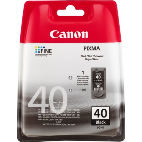 Cartuccia Originale Canon PG-40 Nero