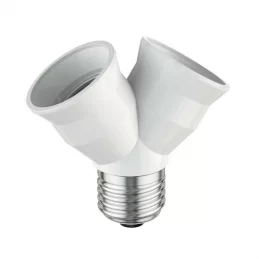 LIFE SDOPPIATORE PER LAMPADINE E27 - MOD. 39.PA2702 