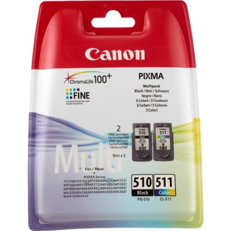 Multipack Cartucce Originali Canon PG510+CL511