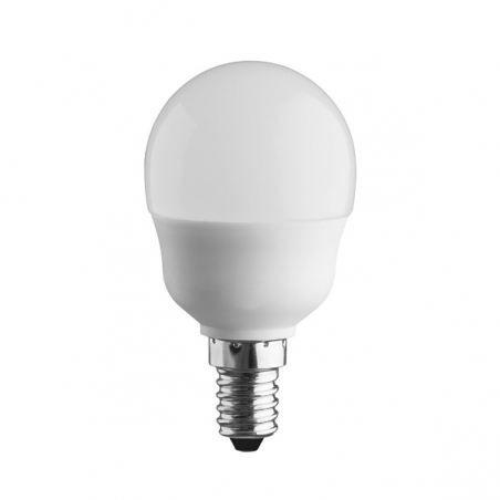 QTECH LAMPADINA LED E14 6W MINIGLOBO P45