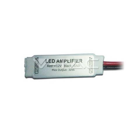 V-TAC MINI AMPLIFICATORE DI SEGNALE PER STRISCE LED RGB - SKU 3018