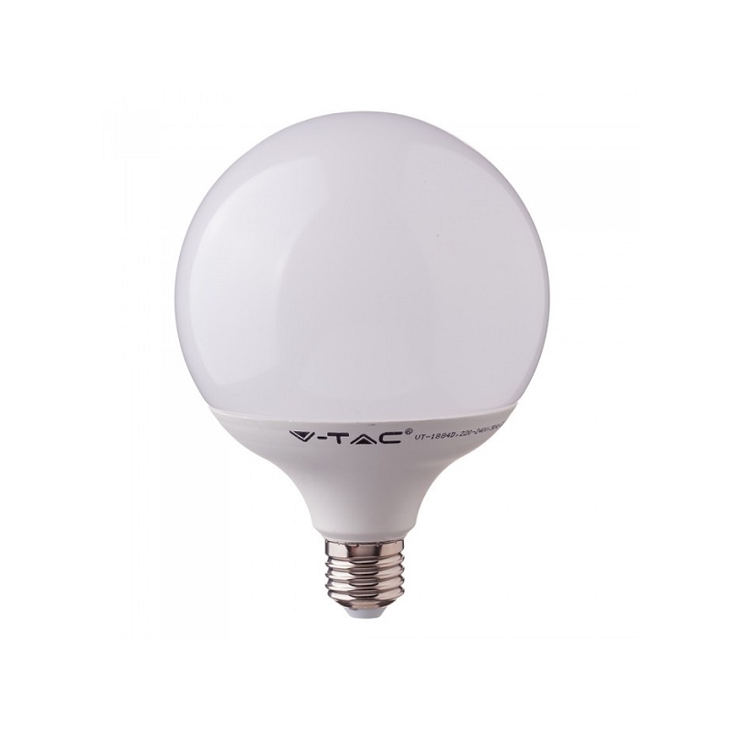 V-TAC PRO VT-288 LAMPADINA LED E27 18W GLOBO G120 CHIP SAMSUNG - SKU 123 / 124 / 125 