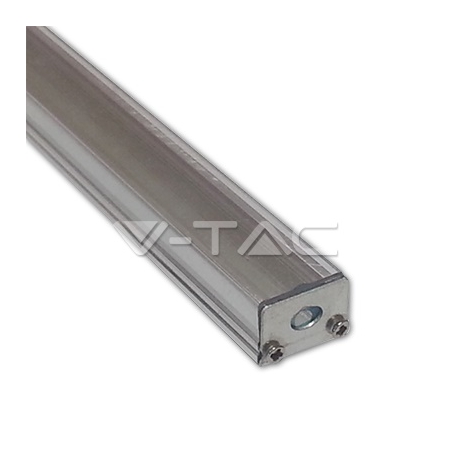 V-TAC PROFILO IN ALLUMINIO PER STRISCE LED MOD. 9981 - LUNGHEZZA 1 METRO - SKU 9981 / 9982