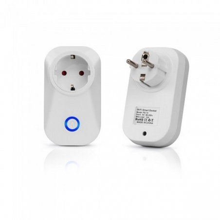 V-TAC SMART VT-5001 PRESA 10A SCHUKO WI-FI CON SPINA SCHUKO - SKU 8415