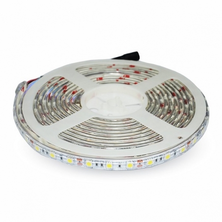 V-TAC STRISCIA LED 5050 IMPERMEABILE MONOCOLORE 60LED/METRO - BOBINA DA 5 METRI - SKU 2149 / 2150 / 2148