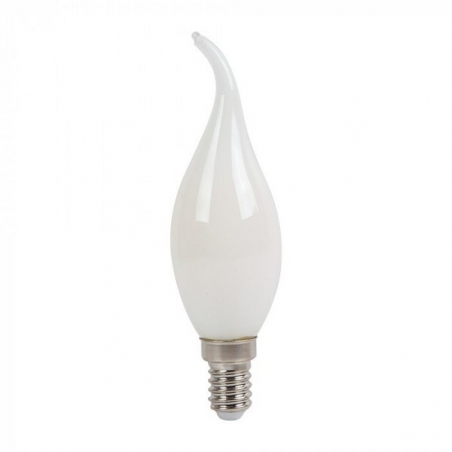 V-TAC VT-1927 LAMPADINA LED E14 4W CANDELA FIAMMA WHITE FILAMENTO - SKU 7104 / 7105 / 7106