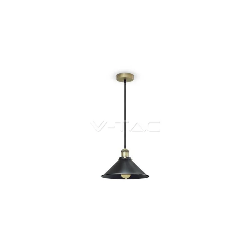 V-TAC VT-7424 LAMPADARIO IN METALLO CON PORTALAMPADA PER LAMPADINE E27 - SKU 3753 