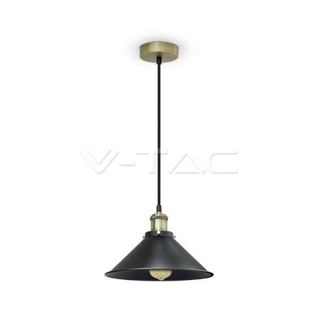 V-TAC VT-7424 LAMPADARIO IN METALLO CON PORTALAMPADA PER LAMPADINE E27 - SKU 3753