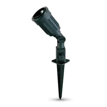 V-TAC VT-728 PORTALAMPADA CON PICCHETTO PER LAMPADINE E27 - SKU 7044